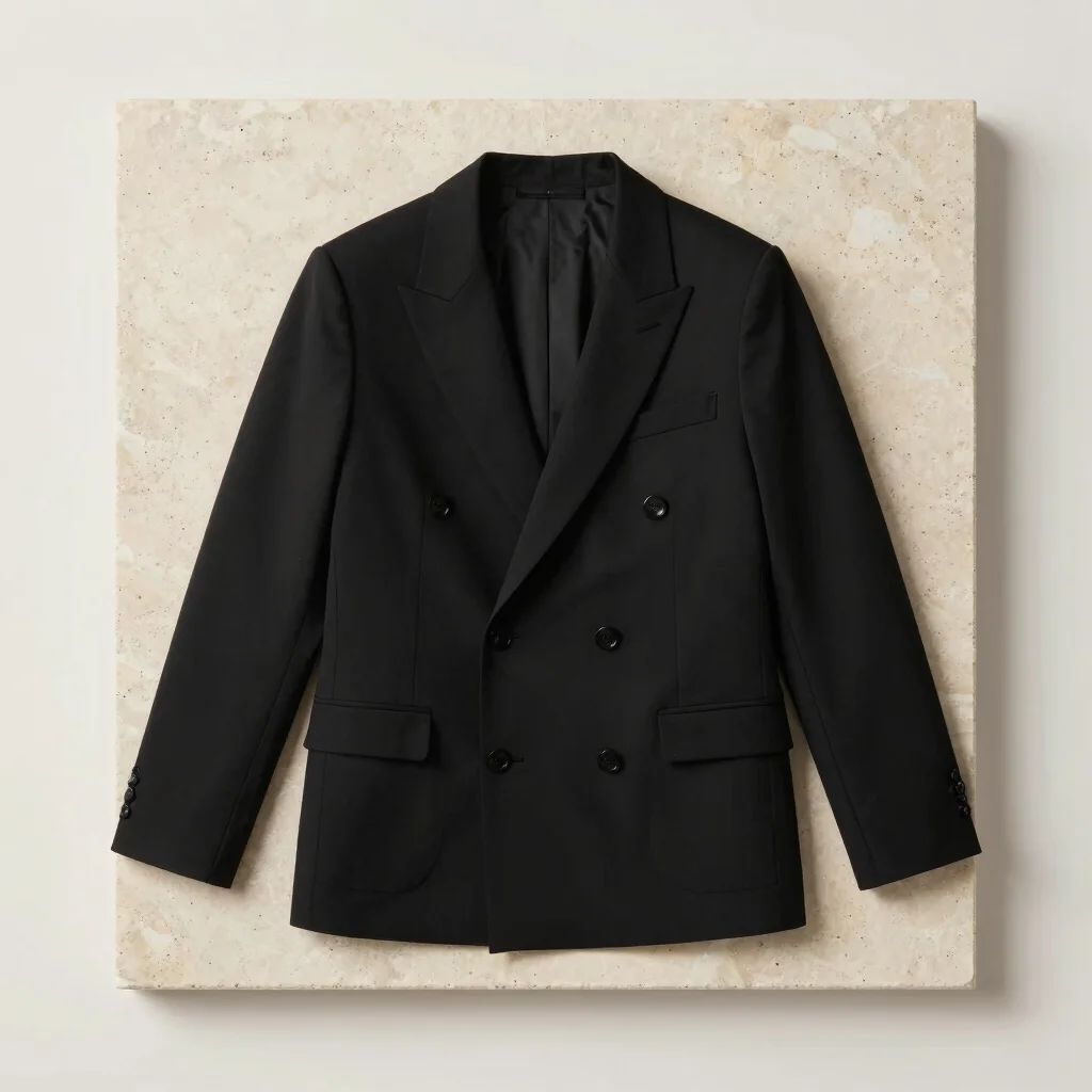 Blazer Alfaiataria Duplo Preto